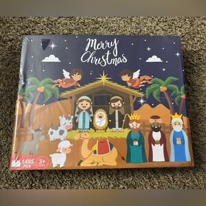 Christmas Nativity Scene Puzzle - Merry Christmas Artwork